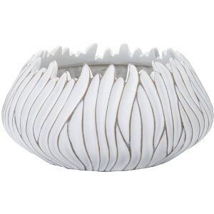 Кашпо Mauro Ferretti Honduras Ø 40x20 см белое мытое