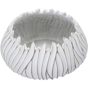 Кашпо Mauro Ferretti Honduras Ø 40x20 см белое мытое