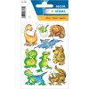 HERMA Schmucketiketten DECOR Dinos 3 Blatt selbstklebend 8,4 x 12 cm