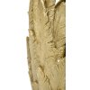 Mauro Ferretti Vase Federn 32x34x80 cm goldfarben