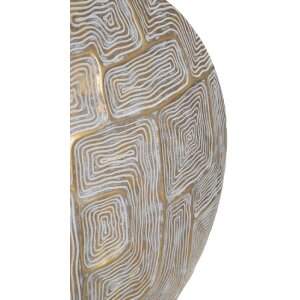 Ваза Mauro Ferretti Eklipsen 48x13x44,5 см золотисто-белая