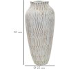 Mauro Ferretti Vase Stiky Ø 23x50 cm gold weiß