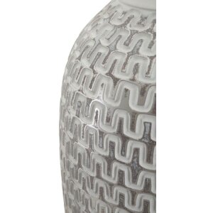 Mauro Ferretti Ваза Волна Ø 21x43 см золотисто-белая