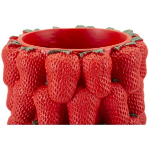 Mauro Ferretti Vase Erdbeeren Ø 20x32 cm rot