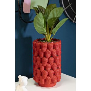 Mauro Ferretti Vase Erdbeeren Ø 20x32 cm rot