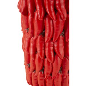 Ваза Mauro Ferretti Chilli Ø 20x34 см красная