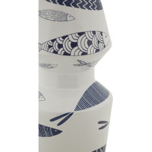 Mauro Ferretti Vase Fisch-Doppel Ø 14x34 cm...