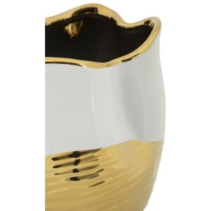 Mauro Ferretti Ваза Lux Ø 20x25 см белое золото