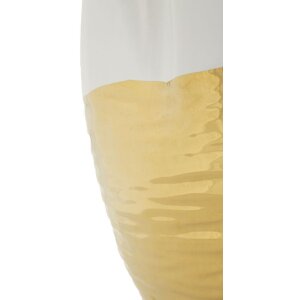 Mauro Ferretti Ваза Lux Ø 20x25 см белое золото