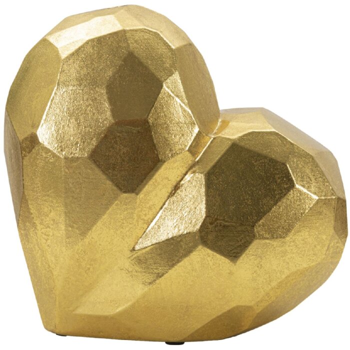Mauro Ferretti Vase Herz 19x9x18 cm gold