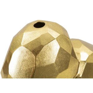 Mauro Ferretti Vase Herz 19x9x18 cm gold