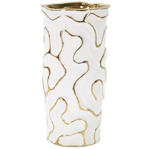 Mauro Ferretti Vase Adore Ø 12,5x25 cm weiß...