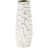 Mauro Ferretti Vase Lia Ø 12x29,5 cm weiß gold