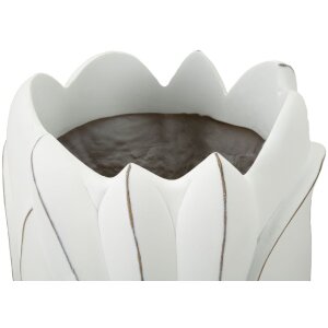 Mauro Ferretti Vase Gardy Ø30,5x69 cm weißwasch