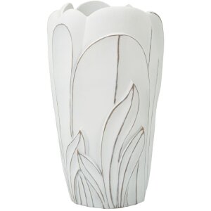 Mauro Ferretti Vase Gardy Ø 29x48 cm weißwasch