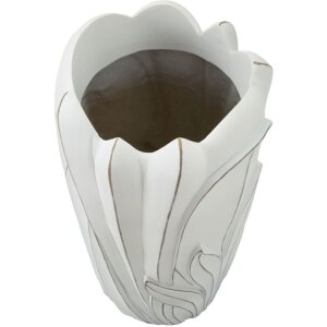 Mauro Ferretti Vase Gardy Ø 29x48 cm weißwasch