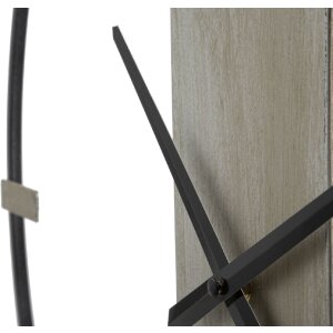 Mauro Ferretti Wanduhr Silbrig Ø 61x4,5 cm silber schwarz