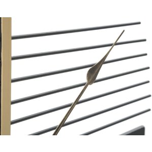 Mauro Ferretti Wanduhr Glam Stick Ø60x4,5 cm schwarz gold