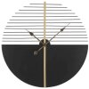 Mauro Ferretti Wanduhr Glam Stick Ø60x4,5 cm schwarz gold