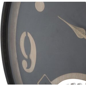 Mauro Ferretti Wanduhr XXX Ø67x6,5 cm schwarz braun
