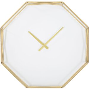 Mauro Ferretti Wanduhr Goldy Achteckig Ø 56x6,5 cm...