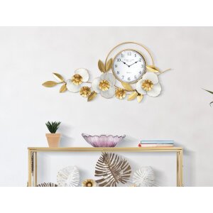 Настенные часы Mauro Ferretti поток 92,5x8x45,5 см золото белый