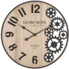 Mauro Ferretti Настенные часы Grand Ø 60x4,5 см черно-коричневые
