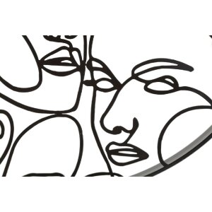 Настенные часы Mauro Ferretti с циферблатами Ø 50x3,5 см черные