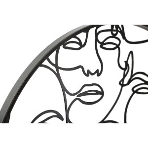 Настенные часы Mauro Ferretti с циферблатами Ø 50x3,5 см черные