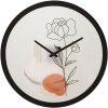Mauro Ferretti Wanduhr Blume Ø 40x3,5 cm mehrfarbig mit Rosendesign