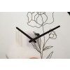 Mauro Ferretti Wanduhr Blume Ø 40x3,5 cm mehrfarbig mit Rosendesign