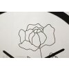 Mauro Ferretti Wanduhr Blume Ø 40x3,5 cm mehrfarbig mit Rosendesign