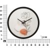 Mauro Ferretti Wanduhr Blume Ø 40x3,5 cm mehrfarbig mit Rosendesign