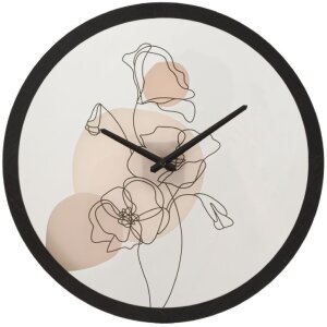 Mauro Ferretti Wanduhr Blume Ø 40x3,5 cm...