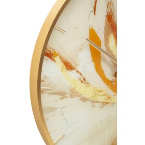 Mauro Ferretti Настенные часы стеклянные Toply Ø 60x5 см разноцветные