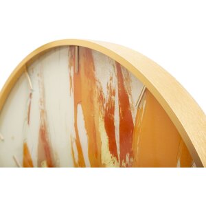 Mauro Ferretti Настенные часы стеклянные Toply Ø 60x5 см разноцветные