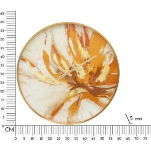 Mauro Ferretti Настенные часы стеклянные Toply Ø 60x5 см разноцветные