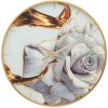 Mauro Ferretti Wanduhr Glas Rose Ø 60x5 cm mehrfarbig