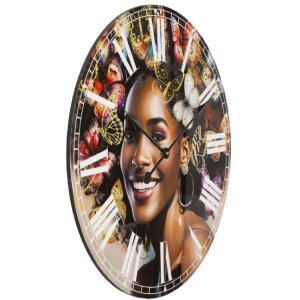 Mauro Ferretti Wanduhr Kourt Ø 60x4,5 cm mehrfarbig