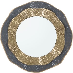 Mauro Ferretti Wandspiegel Shai Dunkel Ø 65,5x5 cm...