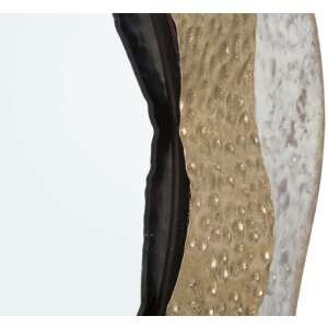 Mauro Ferretti Wandspiegel Shai Hell Ø 54,5x4,5 cm gold creme