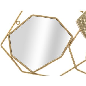 Mauro Ferretti Wandspiegel Stein 91x4x52 cm gold