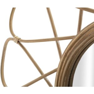 Mauro Ferretti Настенное зеркало Almeria Ø 65,5x3 см коричневый