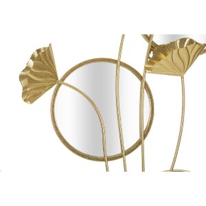 Mauro Ferretti Wandspiegel Dreifacher Durchfluss 65x8x88 cm gold