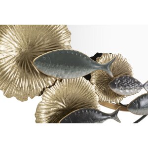 Mauro Ferretti Wandspiegel Fisch 88,9x7,6x65,4 cm mehrfarbig