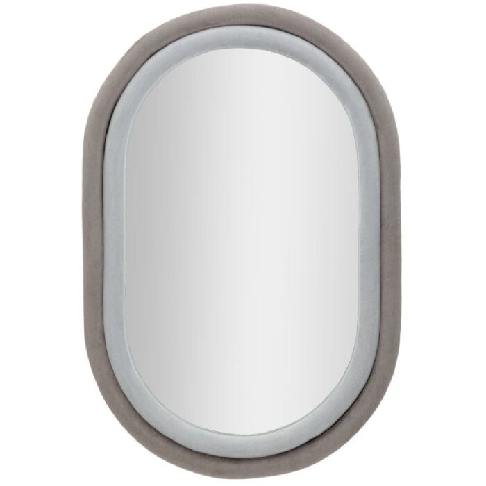 Mauro Ferretti Wandspiegel Antonius 60x4x90 cm grau