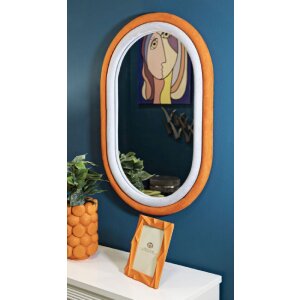 Mauro Ferretti Зеркало настенное Antonius 60x4x90 см оранжевое