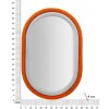 Mauro Ferretti Зеркало настенное Antonius 60x4x90 см оранжевое