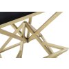 Mauro Ferretti Barhocker Piramid 40x40x75 cm schwarz gold