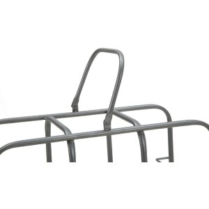 Mauro Ferretti Flaschenregal Quadratisch 9 Plätze 40x23x47,5 cm dunkelgrau